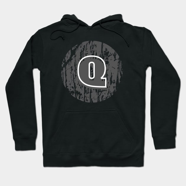 Letter Q Hoodie by Rahmat kurnia